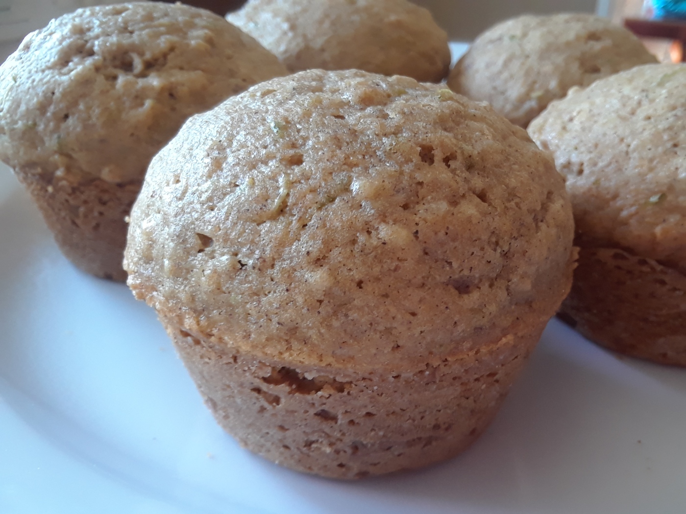 squash muffins on plate